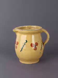 Antiker Milchkrug Hafnerware Pfalz Südwestdeutschland - Bild 1 von 5