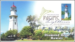 AO-4146-1, 2007, Pacific Lighthouses, FDC, Add-on Cachet, DCP, Diamond Head, Haw - Bild 1 von 1