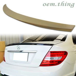 C350 08-13 Fits Mercedes BENZ W204 C-Class Trunk Spoiler DP Type Matte Black - Picture 1 of 1