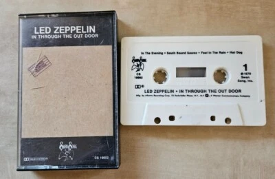 Led Zeppelin In Through the Out Door Cassette Tape Tested - Image 1 of 2