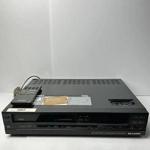 Videoregistratore Vintage Sharp VC-M73 VCR VHS | Telecomando Originale | Perfettamente Funzionante - Foto 1 di 9