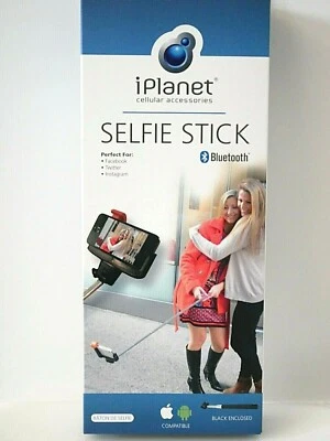 iPlanet Bluetooth Selfie Stick (Black) - Image 1 of 4