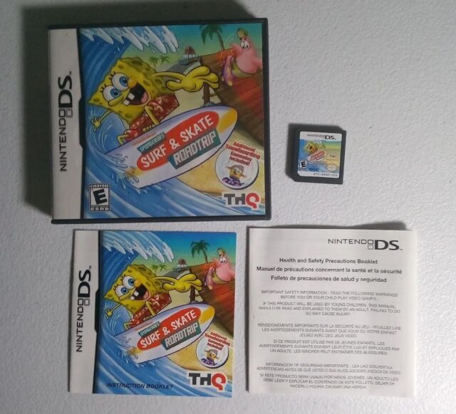 Spongebob's Surf And Skate Roadtrip Nintendo DS (Seminovo) (Jogo