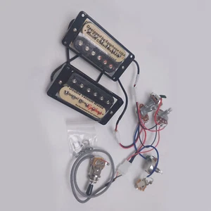 Ceramic Guitar Humbucker Pickups 2C with 2V2T Wiring Harness for Gibson Guitar - Picture 1 of 6