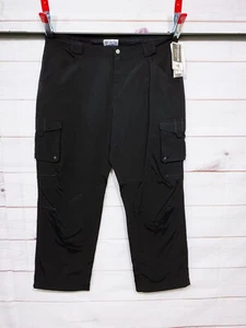 Columbia Titanium Mens Pants Size 42 Black Relaxed Fit Mid-Rise Pockets - Picture 1 of 9