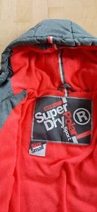 Damen Wintermantel Superdry Polar Sport Gr.S neuwertig grau Fleece superwarm - Bild 1 von 16