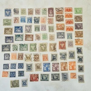 Polen Briefmarken Vintage Konvolut Polska vom Papier Sammlerstück.. - Bild 1 von 6