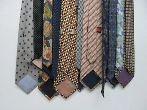 Menge 12 Luxus Herren Seidenkrawatten Designer Marken Nina Ricci Londonderry - Bild 1 von 7