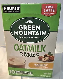 Green Mountain LATTE D'AVENA NOCCIOLA Caffè-10 K-CUPS - Foto 1 di 1