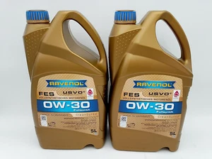 Aceite de motor 13,81 €/l Ravenol FES 0W-30 10 L ACEA A5/B5 ILSAC GF-6A MB 229.61 - Imagen 1 de 1