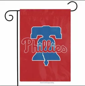 Brand New Party Animal Brand Philadelphia Phillies 18x12.5 Premium Garden Flag - Picture 1 of 2