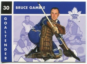 1995 Parkhurst Missing Link (1966-67) #118 Bruce Gamble Toronto Maple Leafs - Picture 1 of 2