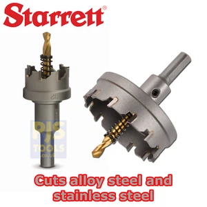 Starrett TCT Lochsägen Hartmetall Edelstahlblech Schneiden Lochsäge & Dorn - Bild 1 von 2