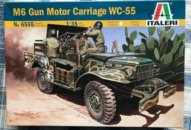ITALERI M6 GUN MOTOR CARRIAGE WC-55  1/35 - Immagine 1 di 1