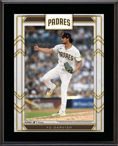 Yu Darvish San Diego Padres 10.5" x 13" Sublimated Player Plaque Cover