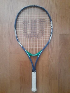 Wilson US Open 25 Series Sport Tennisschläger blau grün 3 7/8" Griff - Bild 1 von 4
