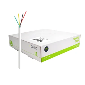 500ft 22/4 Unshielded CCA Security Alarm Control Wire Solid PVC Jacket White - Picture 1 of 7