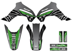 Kit de gráficos KLX 140 G TIGRE Black Senge 2019-2020 compatible con Kawasaki - Imagen 1 de 10