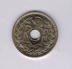 FRANCE - 25 CENTIMES LINDAUER - 1940 - en SPL "monnaie en maillechort" - Picture 1 of 2