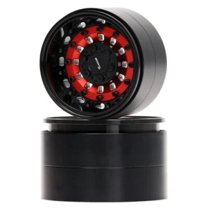 Heavy Aluminum 2.2" -4/14MM Offset Beadlock Wheel Rim For RC 1/10 Crawler AXIAL - Picture 1 of 31