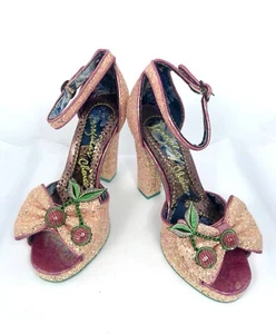 IrregularChoice Flaming June Pink 39, Neu! Original Karton, Unikat mit Kirschen - Bild 1 von 5
