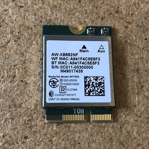 Asus OEM Mediatek MT7902 WiFi6E Wireless Card WLAN Bluetooth 5.3 0C011-00300000 - Afbeelding 1 van 3