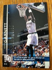 KEVIN GARNETT, 1997-98 UPPER DECK GAME DATED #75