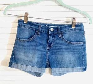 Levis Girls 12 Denim Jeans Shorty Short Adjustable Stretch - Picture 1 of 8