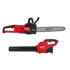 Milwaukee Chainsaw Blower Combo Kit Brushless Cordless 16 In. 18-Volt (2-Tool)
