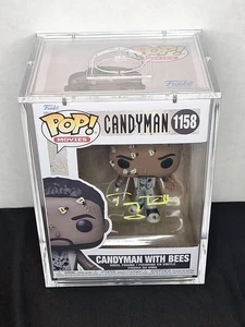 SIGNED BY TONY TODD CANDYMAN WITH BEES 1158 FUNKO POP JSA AUTHENTICATED - Picture 1 of 4