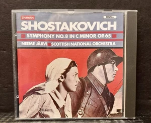 Shostakovich Symphony # 8 C Minor Neeme Jarvi Scottish Natl Orchestra Like New 2 - Picture 1 of 2