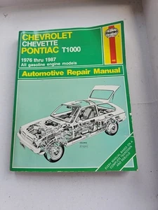 Haynes Chevrolet Chevette Pontiac T100 Repair Manual 1976 - 1987 - Picture 1 of 6