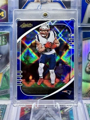 2020 Absolute COLOR MATCH Numbered /75 Blue Diamond Holo Julian Edelman Patriots - Image 1 of 2