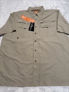 Camisa de pesca Habit para hombre talla grande factor solar UPF 40+ NUEVA CON ETIQUETAS 360 Vent Sahara - Imagen 1 de 14