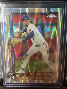 2025 Topps Chrome Bobby Witt Jr. Raywave Refractor #93 KC Royals - Bild 1 von 10