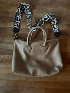 AIGNER TASCHE LEDER BEIGE - Bild 1 von 10