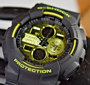 Casio GA140DC-1A (5612) Herrenuhr G-Shock Ana/Digi gelb/schwarz NEUE BATTERIE! - Bild 1 von 9