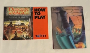 Dungeon Magic Sword Of The Elements (Nintendo NES, 1990) - Manual and Post only - Bild 1 von 5