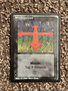 Misdirection 1994 Vampire Eternal Stuggle Jyhad # 1st Edition - Picture 1 of 2