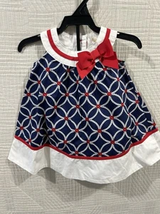 Savana 2 Piece Girls Sleeveless Dress 0-3 Months - Picture 1 of 7