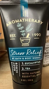 Bath & Body Works Aromatherapy FOCUS Body Scrub SEALED Eucalyptus Tea 9.5 Oz - Picture 1 of 2