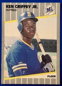 1989 Fleer Ken Griffey Jr. RC Rookie #548 Mariners Reds HOF - Picture 1 of 2