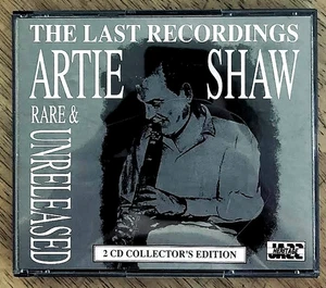 ARTIE SHAW—THE LAST RECORDINGS: RARE & UNRELEASED (1991) DOUBLE 2xCD—VGC - Picture 1 of 2