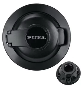 Fuel Filler Door Cap Matte Black Gas Cover Cap Vapor Edition Dodge - Picture 1 of 5