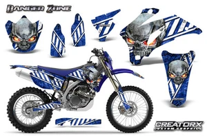 YAMAHA WR250F WR450F 2007-2011 GRAPHICS KIT CREATORX DECALS DZWBLNP - Picture 1 of 1