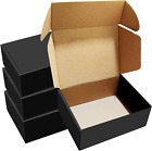 30 Pack 8X6X3 Inches Black Shipping Boxes, Corrugated Mailer Boxes, Packaging Bo