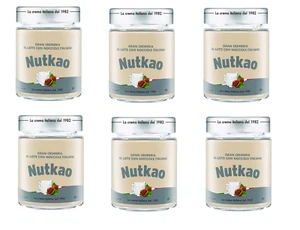 6x NUTKAO GRAN CREMERIA AL LATTE CON NOCCIOLE ITALIANE 350 GR.