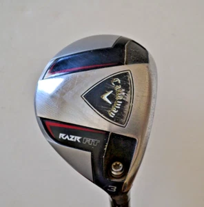 Callaway Razr Fit 3 Wood S Flex Med Torque/ Med Low Kick/ W 60G Golf Pride Grip - Picture 1 of 10
