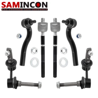 6x Front Inner Outer Tie Rod Ends Sway Bars Links Kit For Lexus SC430 2002-2010 - Image 1 of 4