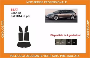 pellicola oscurante vetri SEAT leon st dal 2014 in poi kit posteriore - Imagen 1 de 1
